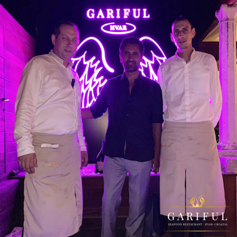 cliff curtis in restaurant gariful